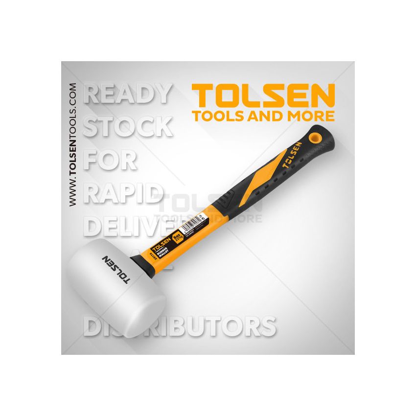 Gumeni čekić sa drškom od fiberglasa - 225 g