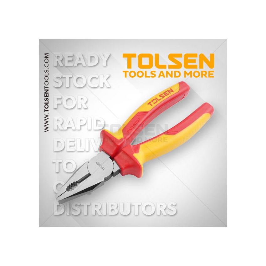 Kombinovana klešta izolovana INDUSTRIAL 180 mm