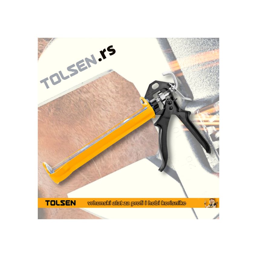 Pištolj za silikon 225mm ČELIČNI INDUSTRIAL