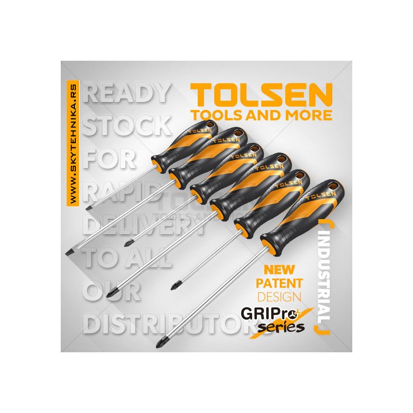 SET ODVIJAČA INDUSTRIAL 6-DELNI