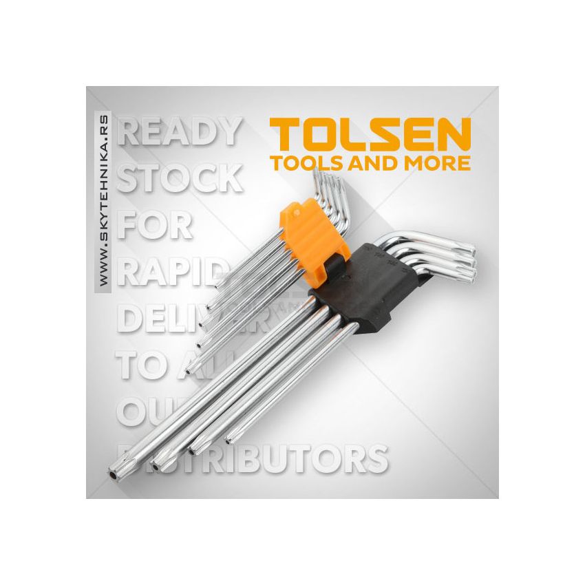 Toreks ključevi produženi set od 9 kom