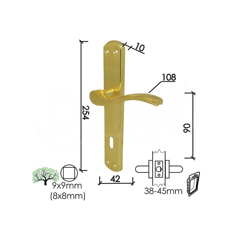KVAKA ŠILD ZA VRATA JELENA MS (KLJUČ)