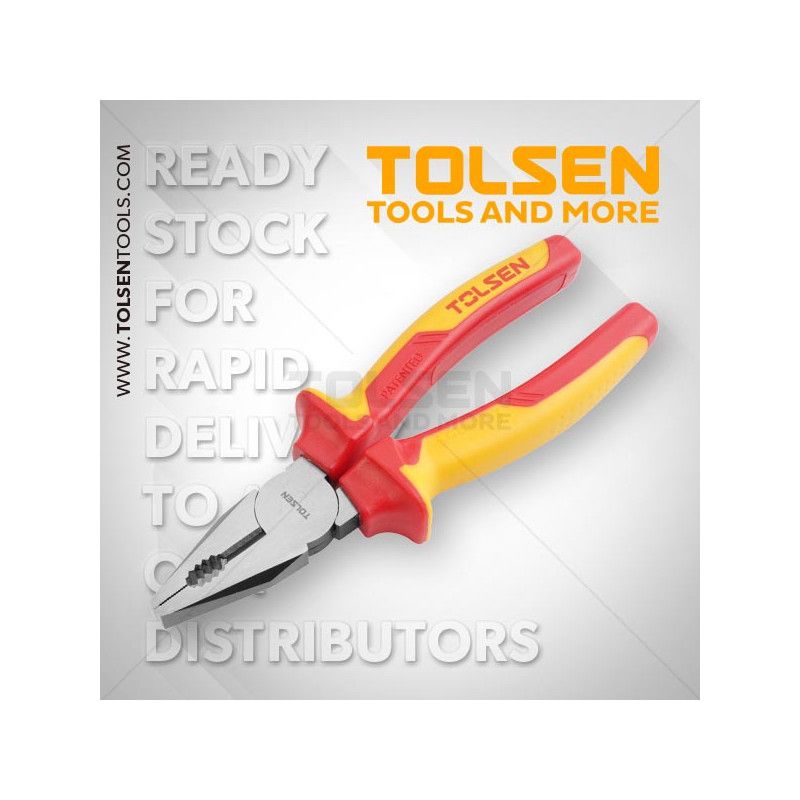 Kombinovana klešta izolovana INDUSTRIAL 180 mm