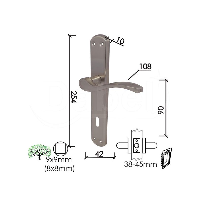 KVAKA ŠILD ZA VRATA JELENA B-NI (KLJUČ)
